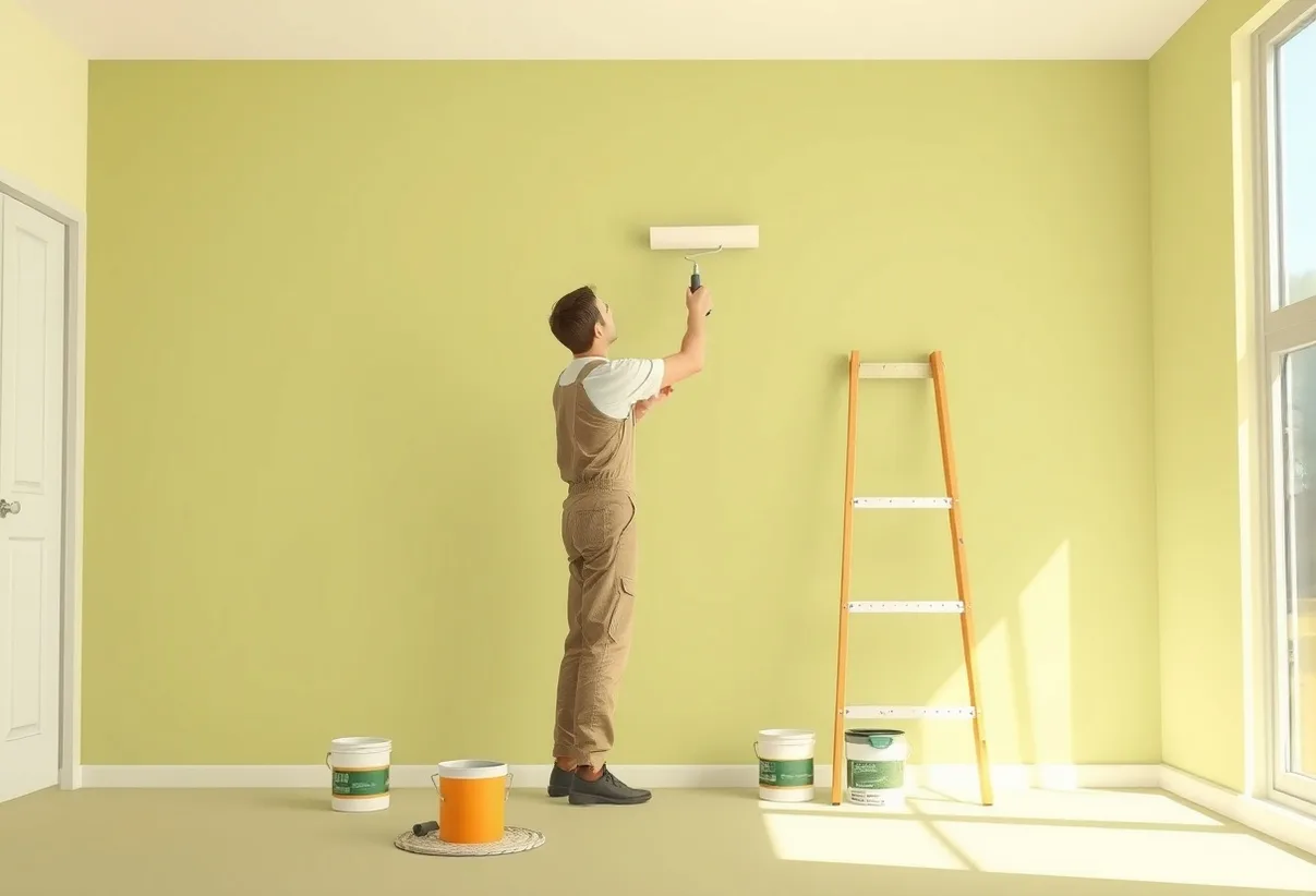 Peintre Sceaux 92330 en intervention sur un chantier